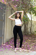 Soft Stretch Flare Pants (Jet Black)