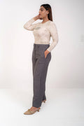 Premium Linen Wide Leg Pants (Urban Grey)
