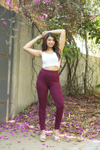 Soft Stretch Flare Pants (Dusty Rose)