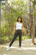 Soft Stretch Flare Pants (Olive Green)