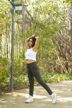 Soft Stretch Flare Pants (Olive Green)