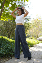 Heeraa Korean Straight Fit Trousers