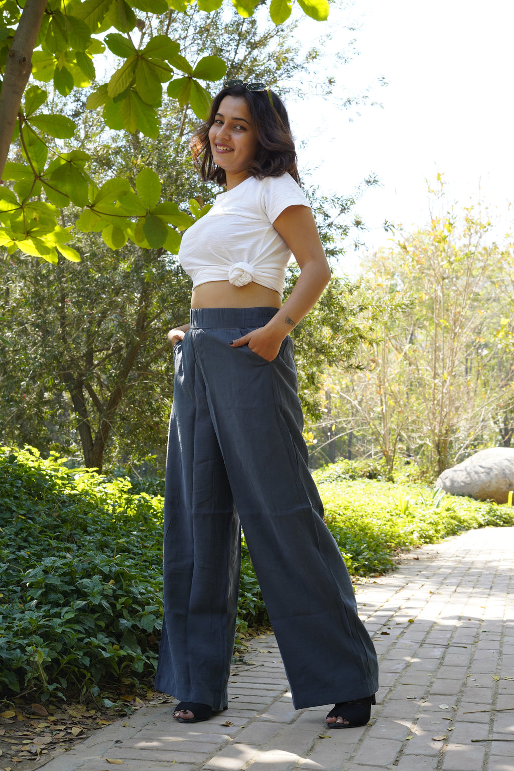 Heeraa Korean Straight Fit Trousers