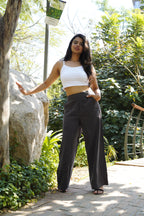 Heeraa Korean Straight Fit Trousers