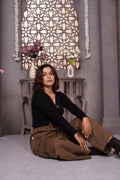 Relaxed Fit Cargo Everyday wide pants Brown