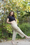 Relaxed Fit Cargo Everyday wide pants Sand Beige