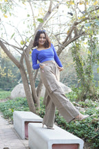 Relaxed Fit Cargo Everyday wide pants Taupe