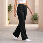 Women's High Waist Soft Stretch Flare Pants