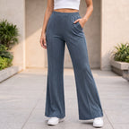Women's High Waist Soft Stretch Flare Pants