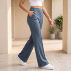 Women's High Waist Soft Stretch Flare Pants
