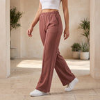 Women's High Waist Soft Stretch Flare Pants
