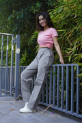 Easy Wear Cotton Pants (Silver Grey)