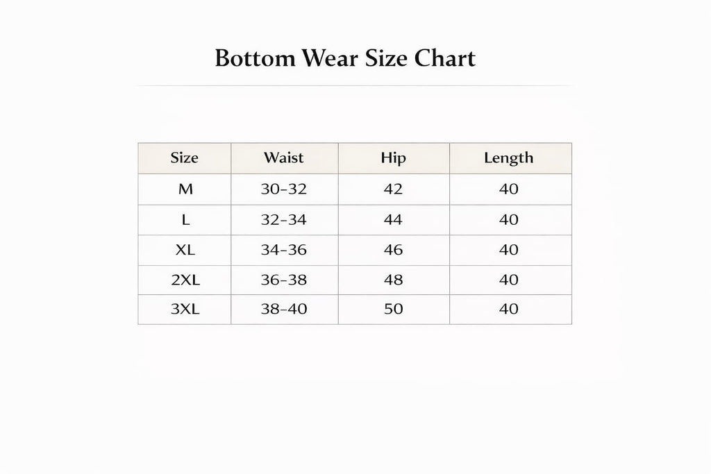 Easy Wear Cotton Pants (Ivory White)