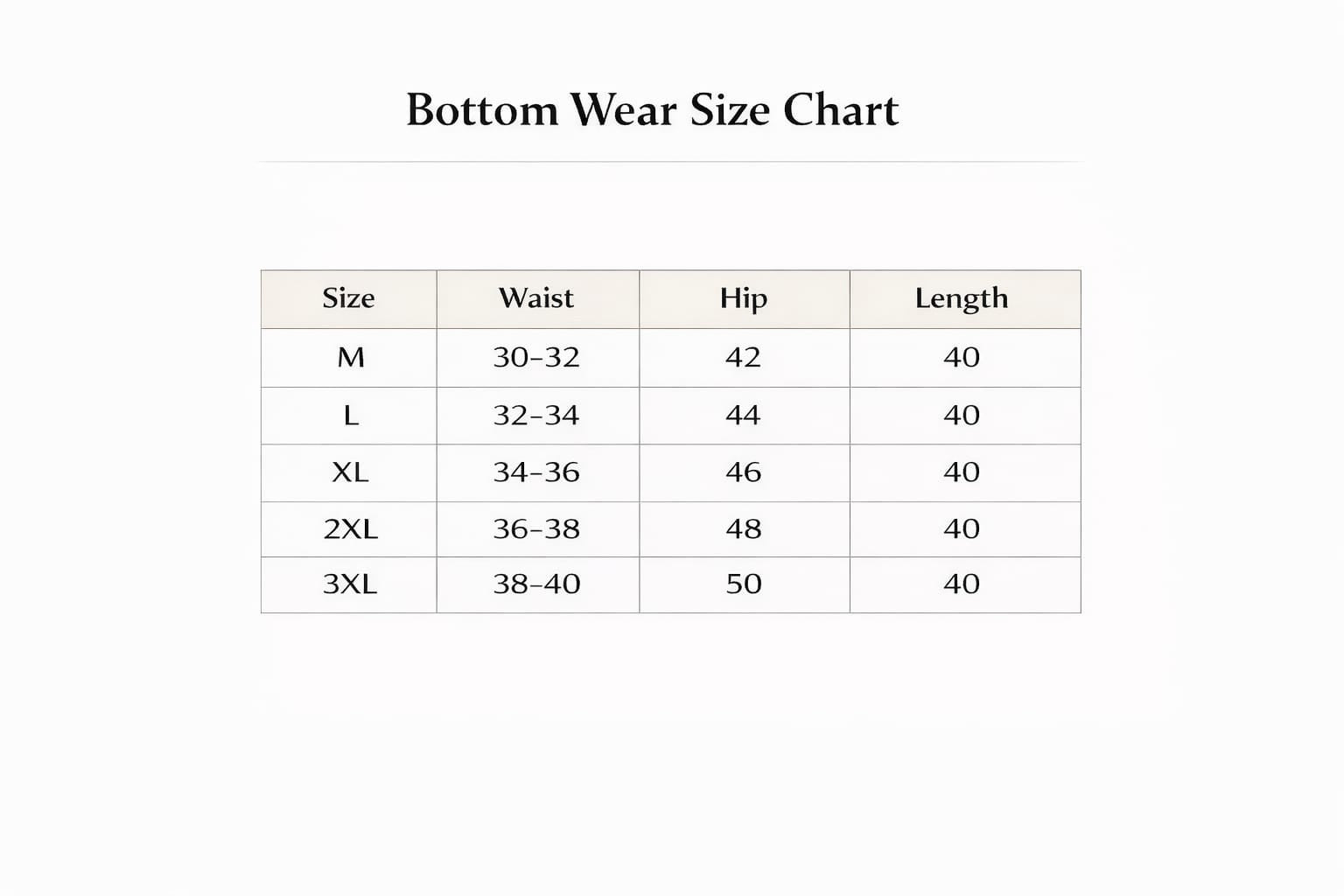 Easy Wear Cotton Pants (Ivory White)