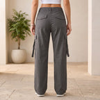Women's Stylish Cargo Pants | Premium Cotton Relaxed Fit Utility Trousers